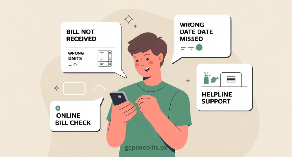 GEPCO Bill issues and Solutions